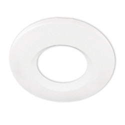 Cover Aluminium rund/Kante weiß matt für Sys-68