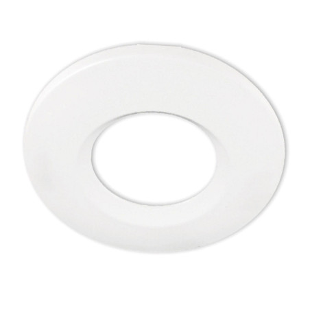 Cover Aluminium rund/Kante weiß matt für Sys-68