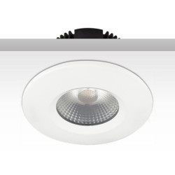 Cover Aluminium rund/Kante weiß matt für Sys-68