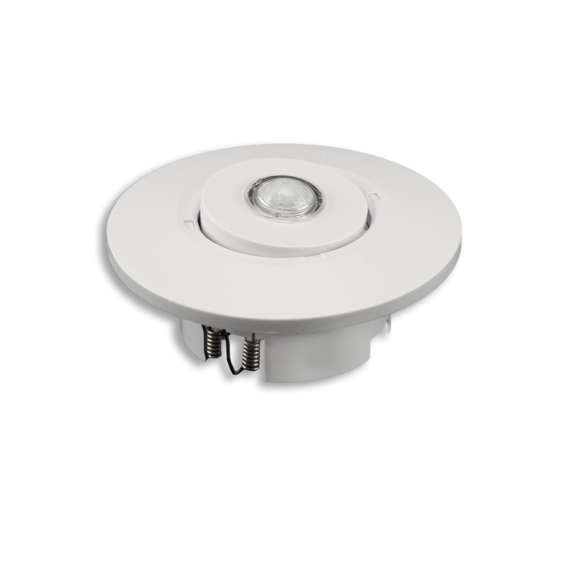 DALI-2 Master PIR Einbau-Präsenzsensor, weiß, Erfassungsbereich 3m, Versorgung via DALI-Bus Spannung