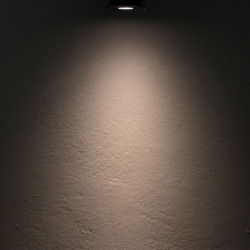 LED Einbauleuchte MiniAMP schwarz, 3W, 12V DC, warmweiß, dimmbar, 100cm Kabel