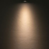 LED Einbauleuchte MiniAMP Alu gebürstet, 3W, 12V DC, warmweiß, dimmbar, 100cm Kabel
