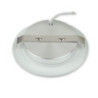 LED Möbeleinbaustrahler Mini AMP ALU gebürstet, rund, 3W, 120°, 12V DC warmweiß 3000K, dimmbar