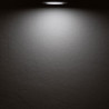 LED Möbeleinbaustrahler Mini AMP ALU gebürstet, rund, 3W, 120°, 12V DC warmweiß 3000K, dimmbar