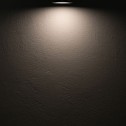 LED Möbeleinbaustrahler Mini AMP schwarz, rund, 3W, 120°, 12V DC, warmweiß 3000K, dimmbar
