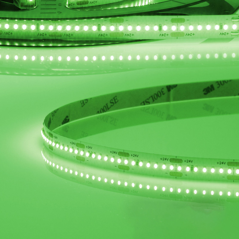 LED CRI9G Linear10 Flexband, 24V DC, 15W, IP20, grün, 5m Rolle, 280 LED/m