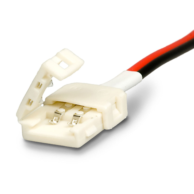 Clip-Kabelanschluss (max. 5A) C1-28 für 2-pol. IP20 Flexstripes mit Breite 8mm, Pitch über 12mm