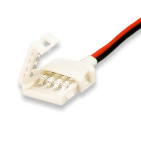 Clip-Kabelanschluss (max. 5A) C1-210 für 2-pol. IP20 Flexstripes mit Breite 10mm, Pitch über 12mm