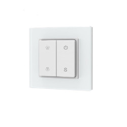 Sys-Pro Single Color 1 Zone Aufputz-Tast-Fernbedienung mit 1 Szenenspeicher und Batterie