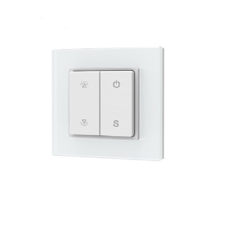 Sys-Pro Single Color 1 Zone Aufputz-Tast-Fernbedienung mit 1 Szenenspeicher und Batterie