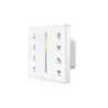 Sys-Pro RGB+W 4 Zonen Einbau-Touch-Fernbedienung + DMX Output, weiß, 230V