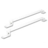 Montagebügel 2 STK für ISOLED LED Panel 625x625, weiß RAL 9016