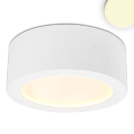 LED Aufbauleuchte LUNA 18W, weiß, rund, DN173, indirektes Licht, warmweiß, dimmbar