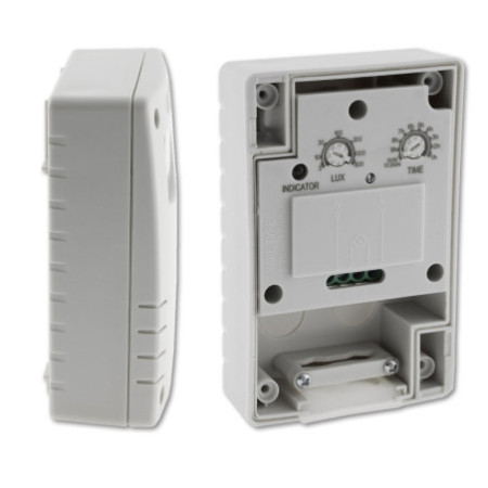 Dämmerungsschalter 230V, max. 10A, 3-500Lux, IP54, Aufputzmontage