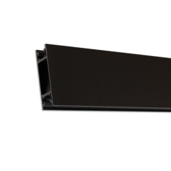 Wandprofil Versa Up&Down für 12mm Flexstripes, mit 42x21.5mm Platz für Netzteil, schwarz, 200cm