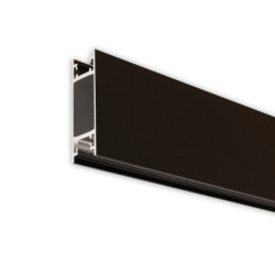 Wandprofil Versa Up&Down für 12mm Flexstripes, mit 42x21.5mm Platz für Netzteil, schwarz, 200cm