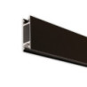 Wandprofil Versa Up&Down für 12mm Flexstripes, mit 42x21.5mm Platz für Netzteil, schwarz, 200cm