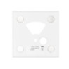 Cover Aluminium eckig 2 weiß, für Wandeinbauleuchte Sys-Wall68 mit PIR Sensor