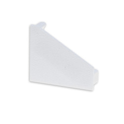 Endkappe EC110L weiß für Profil CORNER18, links 1 STK