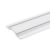 Wandprofil Versa flach Up&Down für 8mm Flexstripes, weiß, 200cm
