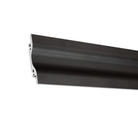 Wandprofil Versa flach Up&Down für 8mm Flexstripes, schwarz, 200cm