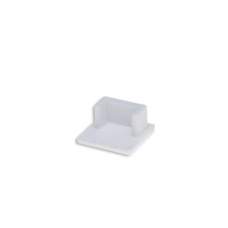 Endkappe EC218 weiß für LED Fliesenprofil UP8