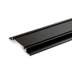 Wandprofil Versa flach Up&Down für 8mm Flexstripes, schwarz, 200cm