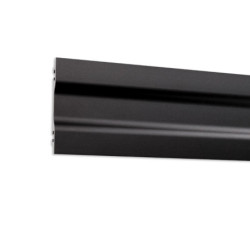 Wandprofil Versa ultraflach schwarz, 200cm