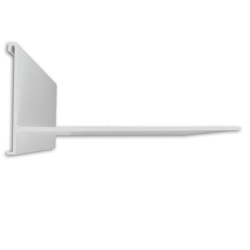 Regalausleger 170 für Versa Wandprofile, Traglast 25kg, Aluminium, weiß, 62cm