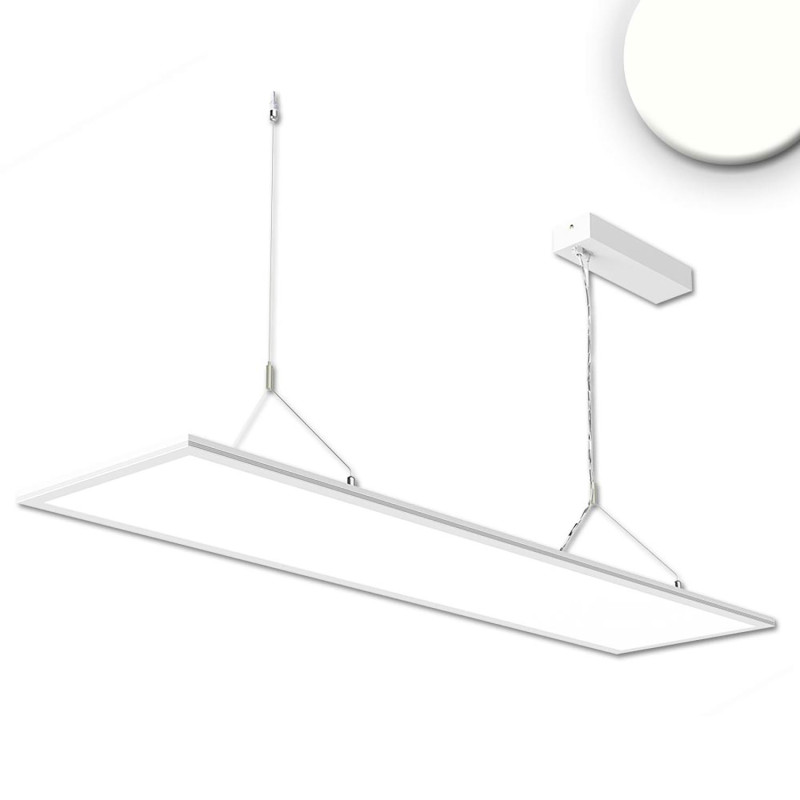 LED Office Hängeleuchte Up&Down, 20W+20W, 30x120cm, weiß, UGR unter 19, 4000K, DALI dimmbar