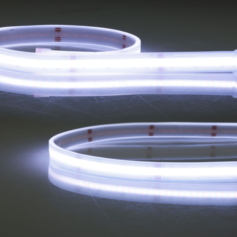 LED HT RGB+WW COB Flexband für bis zu 100°C Umgebungstemp., 24V DC, 19 W, IP68, 5m Rll, 896 LED/m