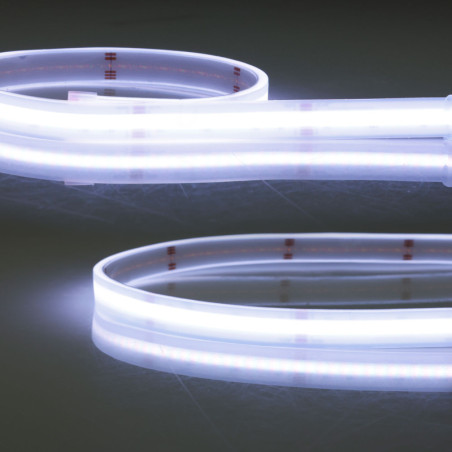 LED HT RGB+WW COB Flexband für bis zu 100°C Umgebungstemp., 24V DC, 19 W, IP68, 5m Rll, 896 LED/m