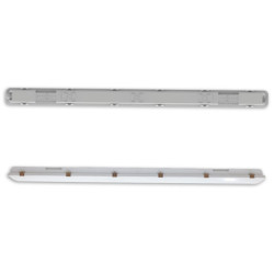 LED Wannenleuchte SL 150cm, IP66, mit HF-Sensor, PowerSwitch 36-57W, 140lm/W, 4000K
