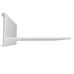 Regalausleger 170 für Versa Wandprofile, Traglast 35kg, Aluminium, weiß, 92cm