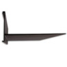 Regalausleger 170 für Versa Wandprofile, Traglast 35kg, Aluminium, schwarz, 92cm