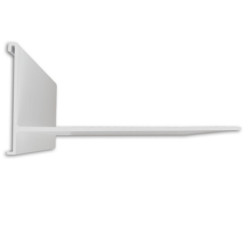 Regalausleger 170 für Versa Wandprofile, Traglast 45kg, Aluminium, weiß, 122cm
