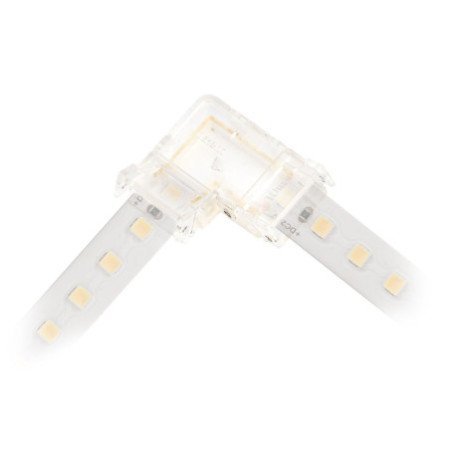 Kontakt-Eckverbinder (max. 5A) K2-210 für 2-pol. IP20 Flexstripes mit Breite 10mm