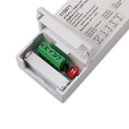 Sys-Pro + Zigbee 3.0 Push/Funk 1-5 Kanal Multi-PWM-Dimmer, 12-24V DC 5x6A, 36-48V DC 5x4A