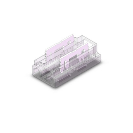 Kontakt-Kabelanschluss (max. 4A/0,5qmm) K2-25 für 2-pol. IP20 Flexstripes mit Breite 5mm