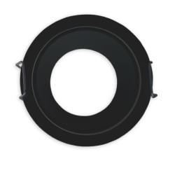 Einbaurahmen für MR11/GU10 Mini Spots, rund, schwarz