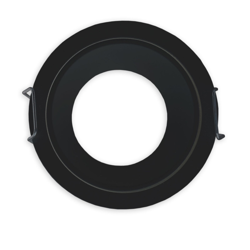 Einbaurahmen für MR11/GU10 Mini Spots, rund, schwarz