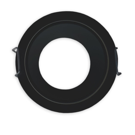 Einbaurahmen für MR11/GU10 Mini Spots, rund, schwarz