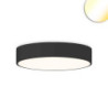 LED Deckenleuchte UGR unter 19 2H, schwarz, 40W|50W, IP44, DN600, ColorSwitch 2700|3000|4000K, dimmbar