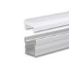 LED Profil GROUND-OUT16, befahrbar, Aluminium eloxiert, 200cm, inkl. Abdeckung opal