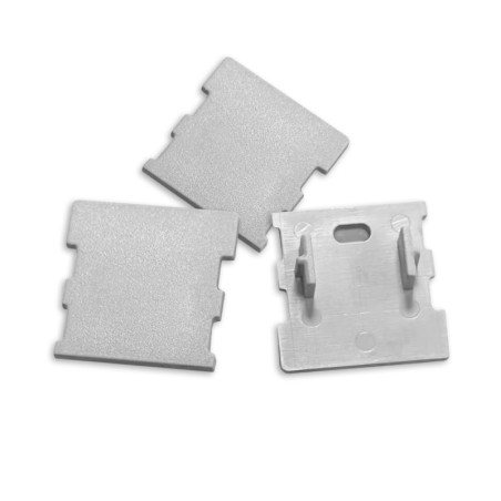 Endkappen-Set EC134 für LED Profil GROUND-OUT16, Kunststoff, 3 STK
