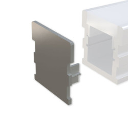 Endkappen-Set EC134 für LED Profil GROUND-OUT16, Kunststoff, 3 STK