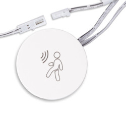 MiniAMP HF-Bewegungsmelder für versteckten Einbau, Detektion einstellbar 0.5-5m, 5-24V DC, 3A