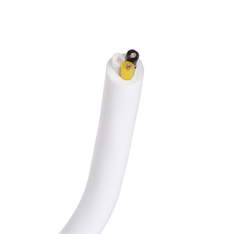 NeonPro Rundkabel 3-polig für LED-Flexmodul NeonPro, 3x0,33mm², 4,5mm AD, für 1310 und 0812 Neon