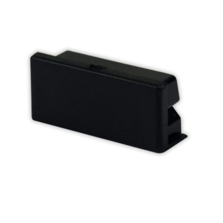 Endkappe EC75B schwarz für Profil PURE14 S, 1 STK