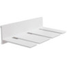 Glashalter für Versa Wandprofile, für 3-6 Weingläser, Aluminium, weiß, 31.5cm